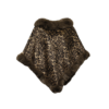 ANIMAL PRINT FAUX FUR PANCHO