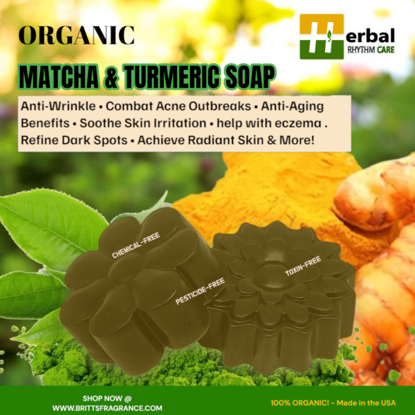 TURMERIC AND MATCHA SOAP - Image 2